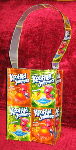 Kool-Aid Jammers Recycled Purse Tote Bag By Izzy Grape 7
